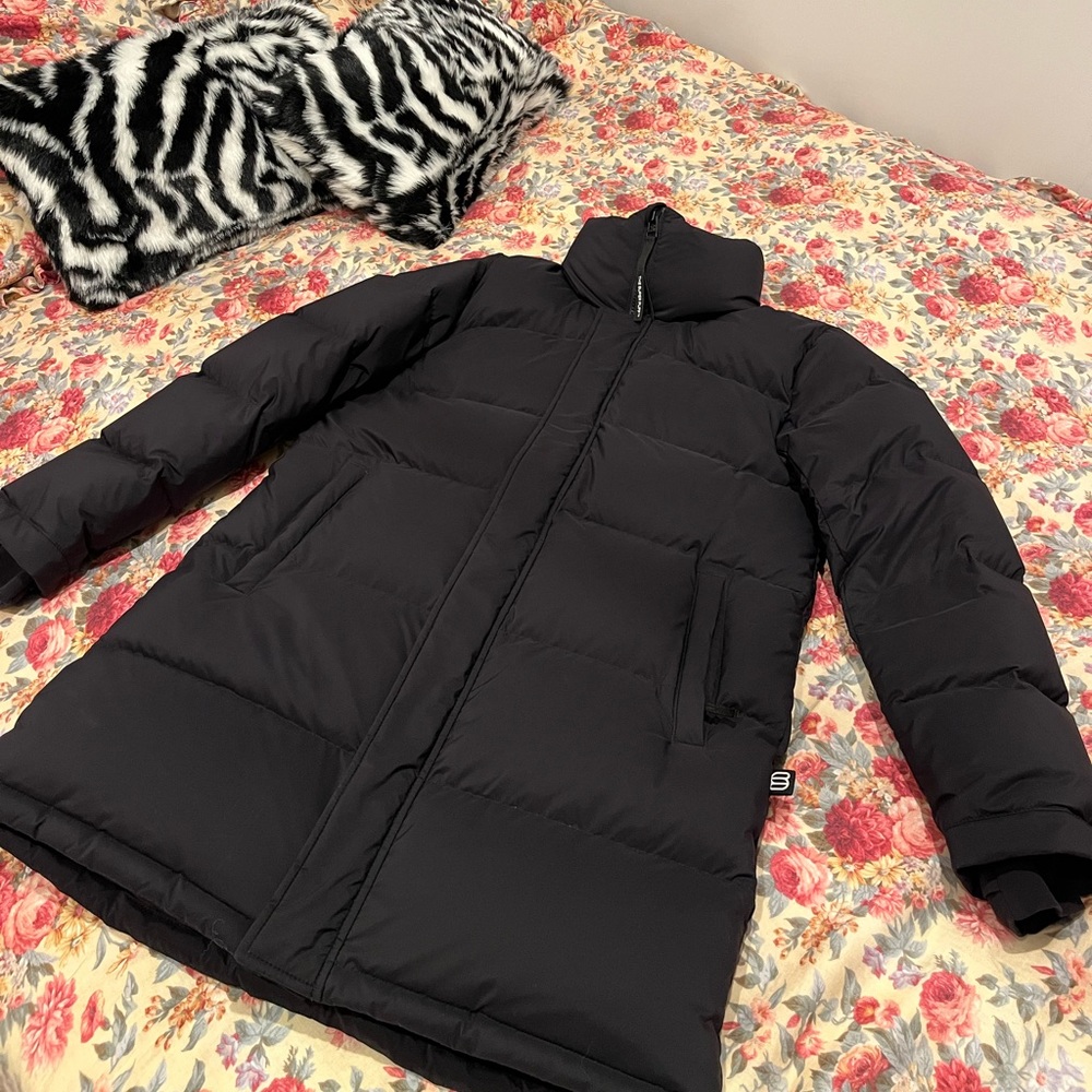 Aritzia Super Puff Super Cinch Mid Black Puffer Coat/Jacket 🖤